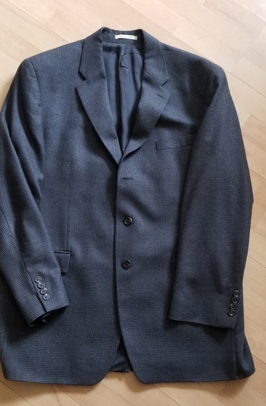 LAUREN/SIMON'S Tweed Men's Overcoat (Size L) - Picture 3 of 9